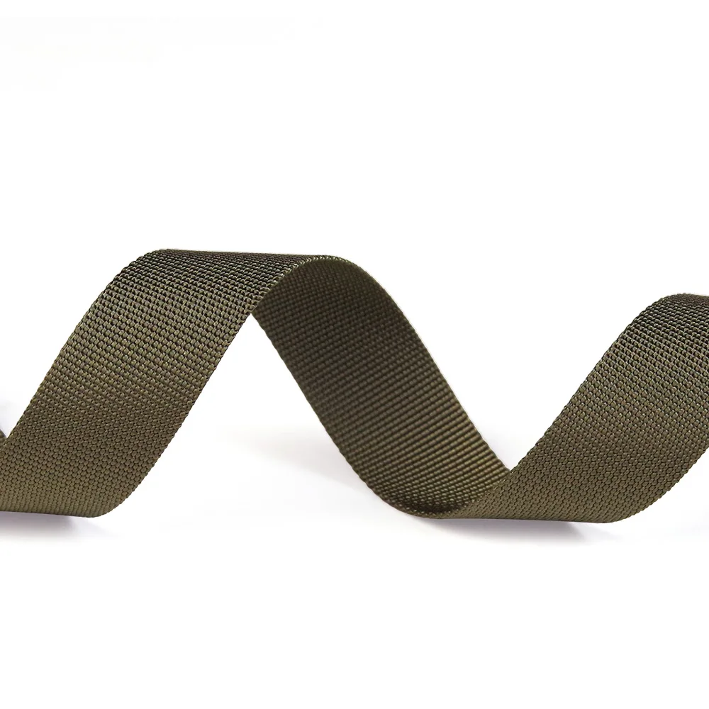 High Strength MOLLE Strap Nylon PA 66 Ranger Green Webbing  For Backpack Vest Tactical Webbing