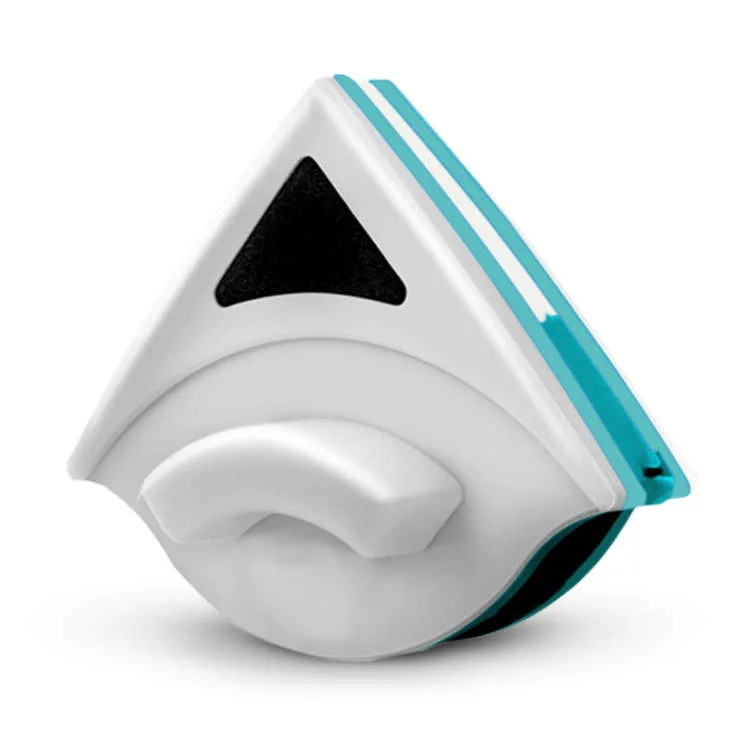 magnetic glass wiper aparate clean glass brush cleaner wiper aparate Double side triangle magnet_ window_ cleaner