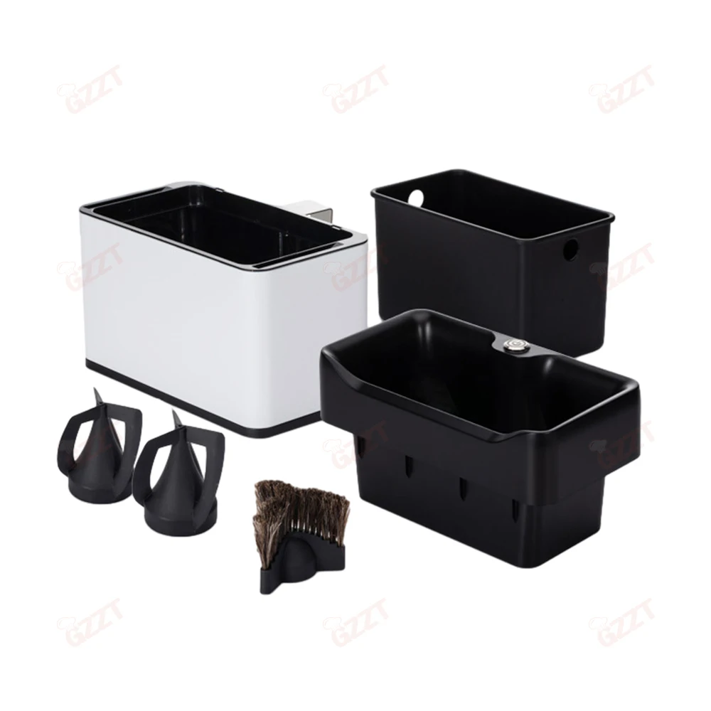 20w Automatic Coffee Portafilter Knock Box Machine 110V 220V Large Capacity Slag Tank Electric Espresso Portafilter Cleaning Box