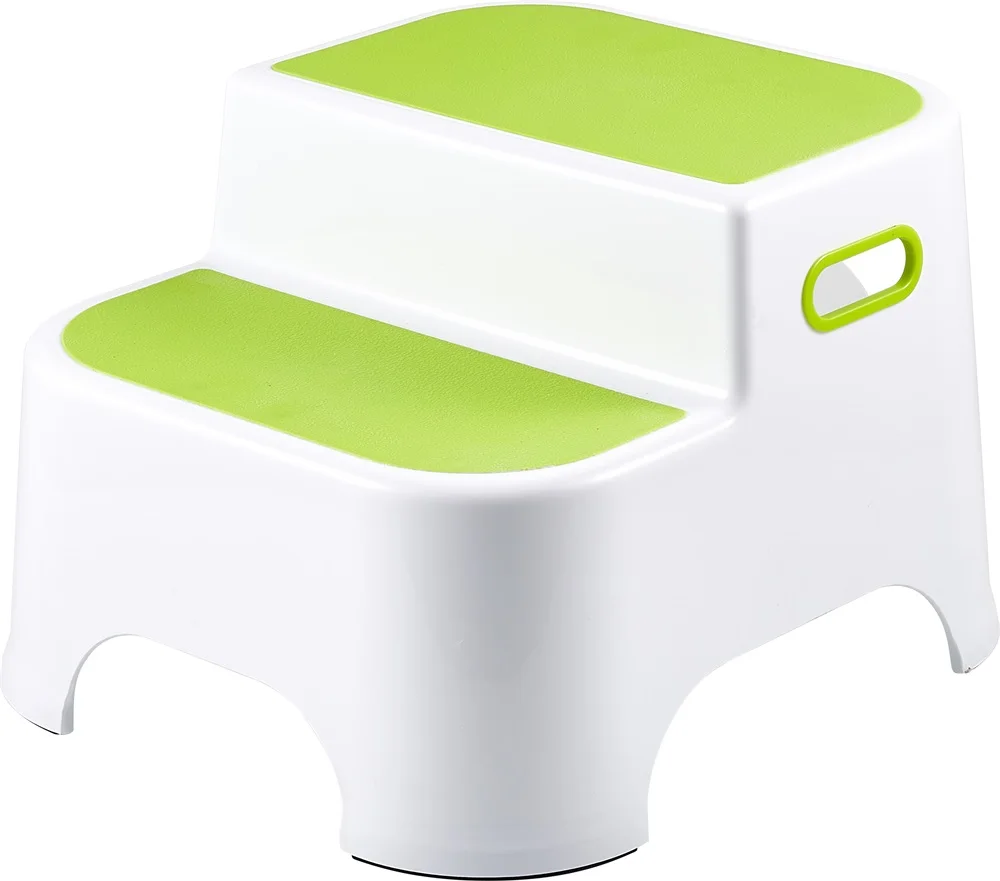 Красочный пластиковый Противоскользящий двухступенчатый стул для ребенка, мягкий стул, оттоманка