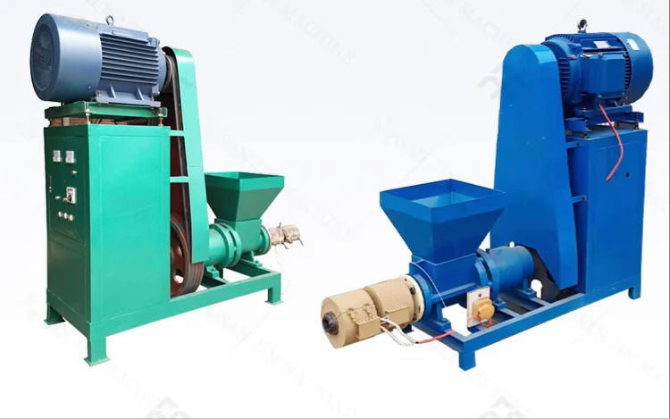 Rod making machine automatic sawdust rice husk peanut husk making machine biomass fuel briquetting machine