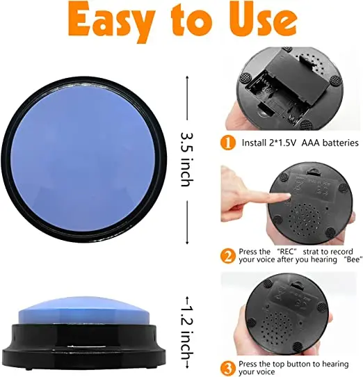 Hot Selling Dog Talking Buttons For Pet Training Communication  Recordable