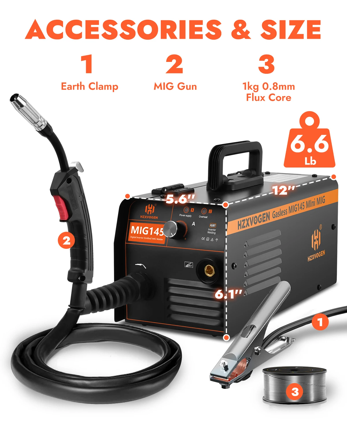 HITBOX mig 145 Chinese Price Digital Display Mig 145 Inverter Co2 Mma Mag Mig Welder Welding machine