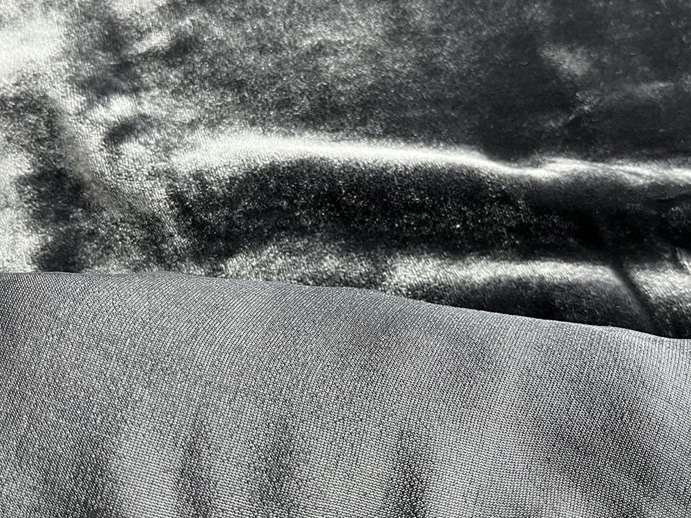 MIZUDA High Quality Rayon Silk Velvet Fabric Custom Color for Women Dress Blouse Soft hand-feel