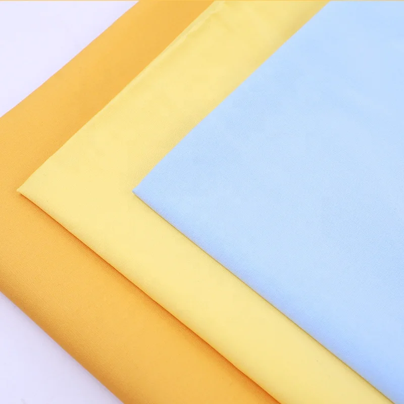 Wholesale factory bulk price 100% pure cotton plain poplin fabric 120g for Spring Summer blouses, dress, skirts,office workwear