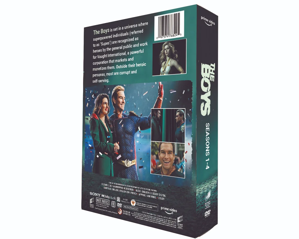 the boys seasons 1-4 Customized Latest DVD Movies TV Series  Cartoon CD Blue-ray Region 1/Region 2 DVD