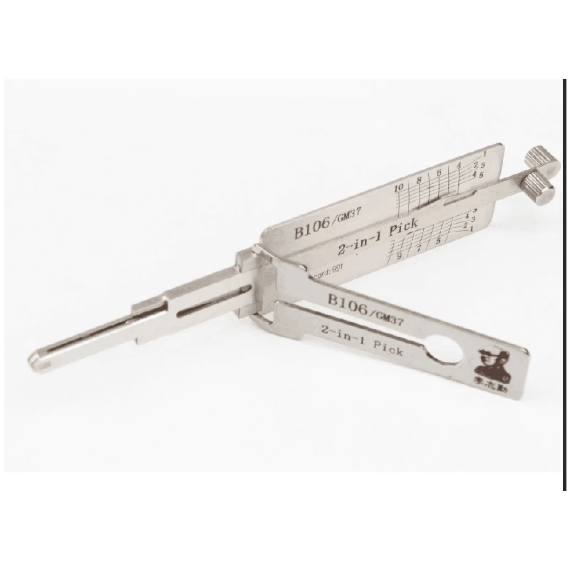 LISHI Tools GM37 B106 2 IN 1 Pick For GM  Lock Opener Lock Pick Set  Locksmith Tool