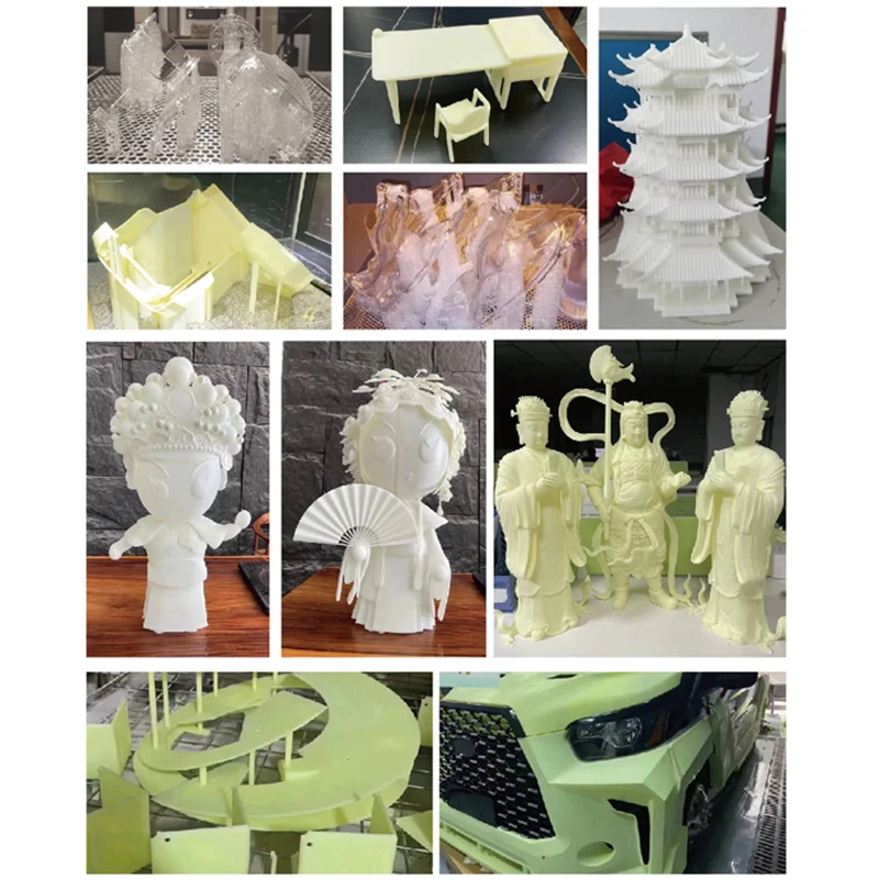 New 450 SLA Photocurable 3D Printer for Metal with Fiber Laser for Construction Featuring Brands Max and Raycus