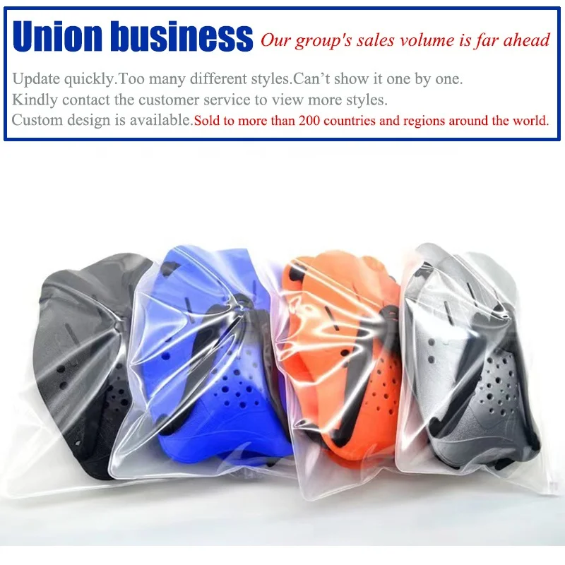 Swim Fins Surf Fins Swimming Diving Equipment Ice Swimming Gloves Custom Training Paddles with Adjustable Straps Swimmer Fins