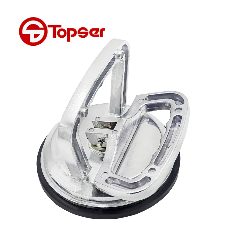 Hand Tools Aluminum Alloy Silvery Suction Cup 50KG Adsorption Glass Lifting Glass Vacuum Suction Cup