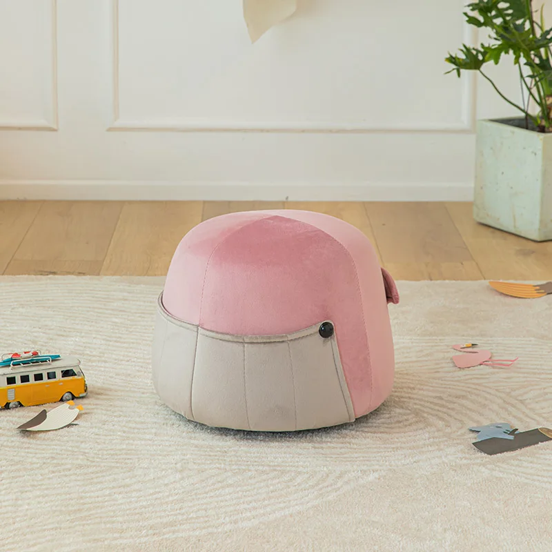 Li&Sung 20185 Fashion Design Comfortable Fancy Children Wood ottoman pouf Animal Stools
