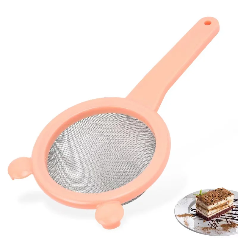 New Utensil Kitchen Mesh Cute Tamiz Coffee Colador Plastic Spoon Filter Skimmer Sieve Basket Strainer