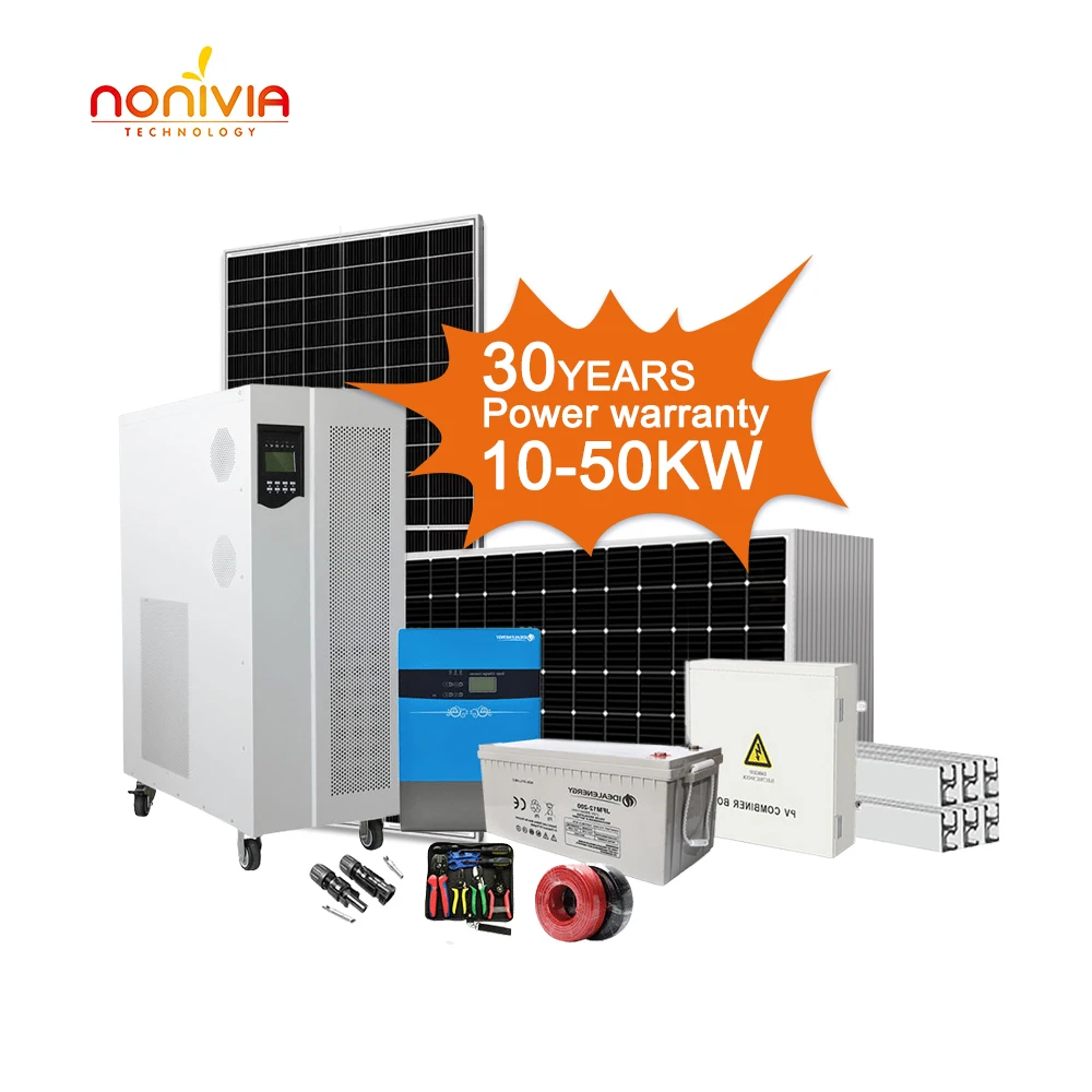 cheapest high quality home house 10000w 12kva 25kva 30kva 48 40 kw off grid hybrid solar energy power station system