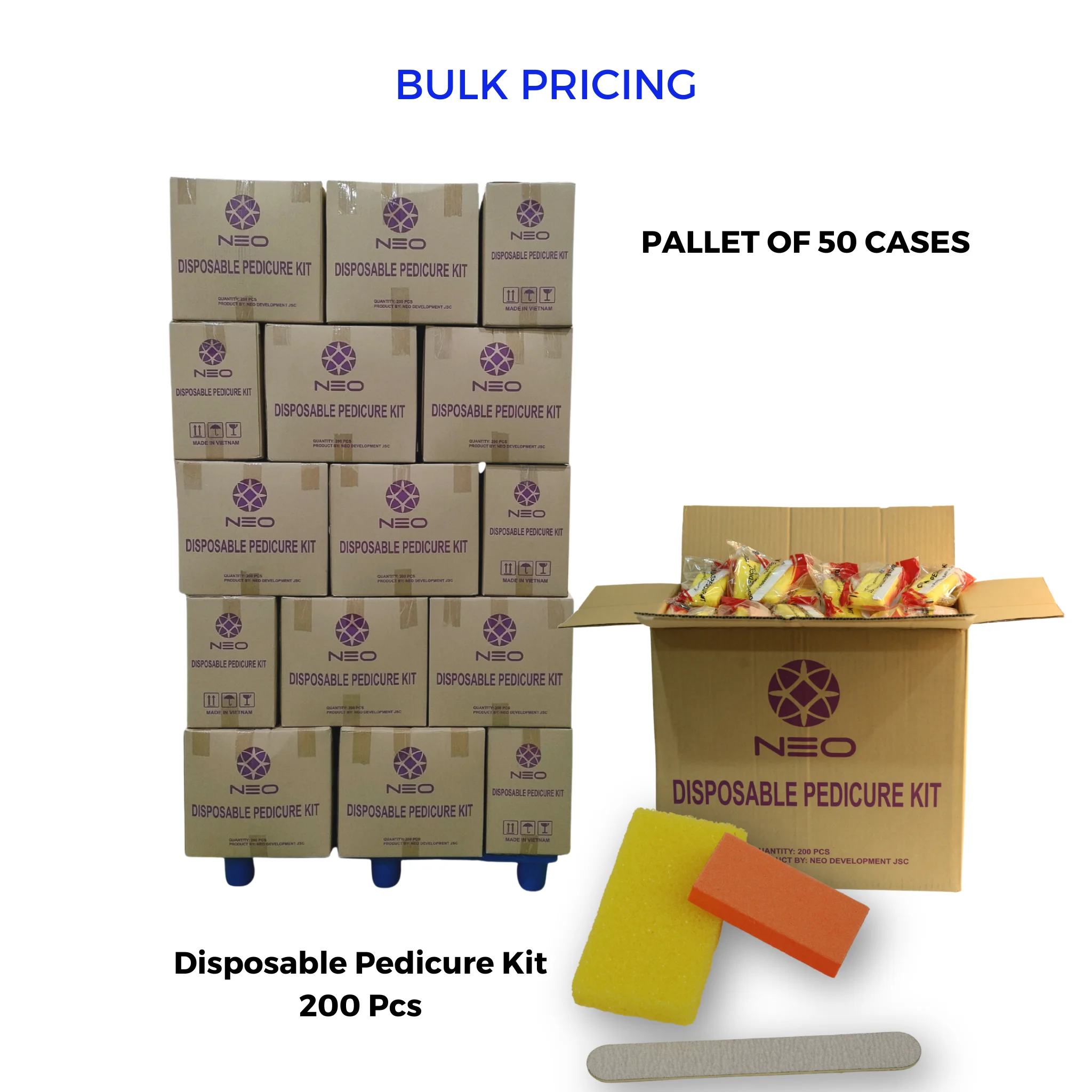 Disposable Pedicure Set One Use Only From Vietnam Manufacturers Provide Hygienic Manicure And Pedicure Experience