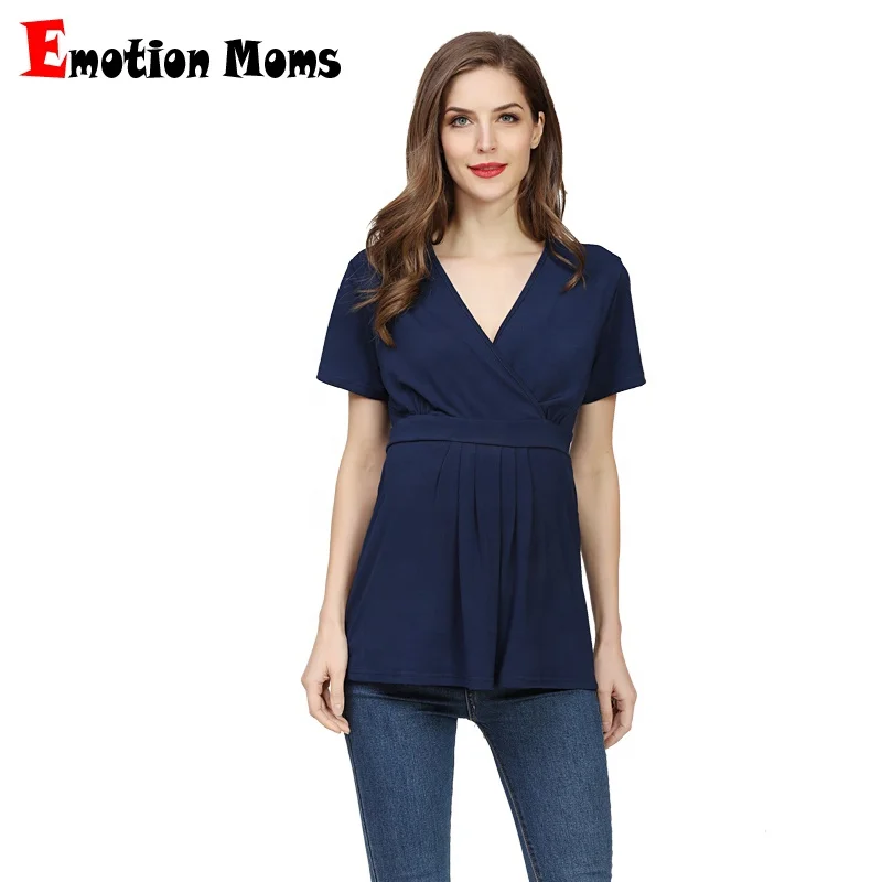 2020 летние женские средства ухода за кожей для будущих мам одежда грудное вскармливание футболка кормящих топ хорошо тянутся для беременных футболка с v-образным вырезом, большие размеры S-3XL