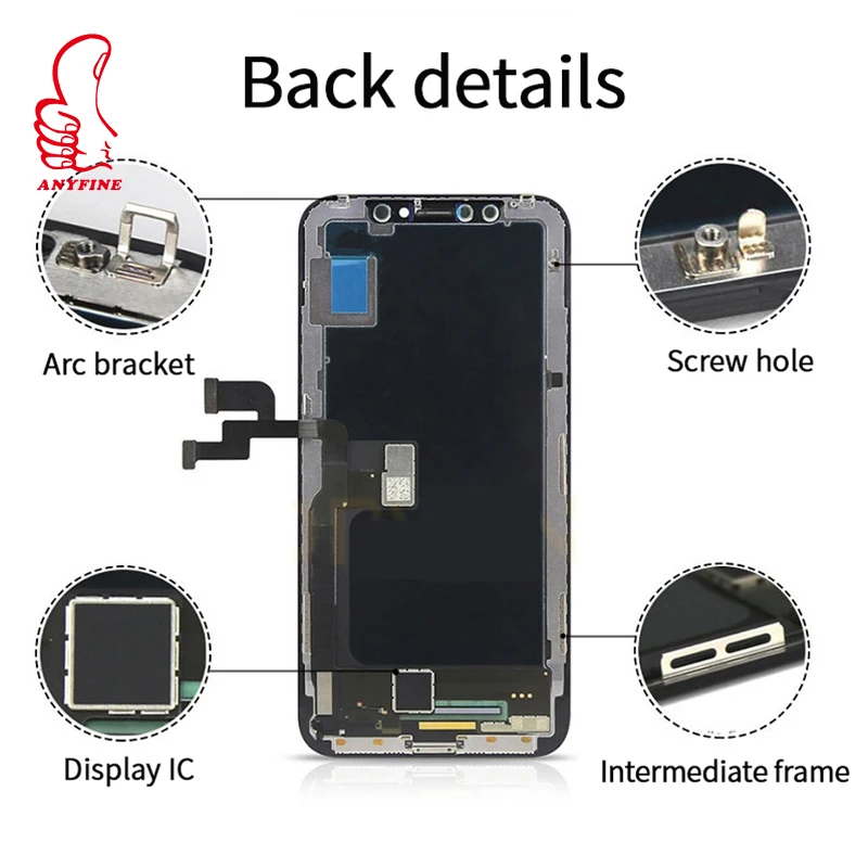 Factory wholesale For iphone x display OLED 100% original For iphone x gx lcd For iphone x screen OLED replacement orignal