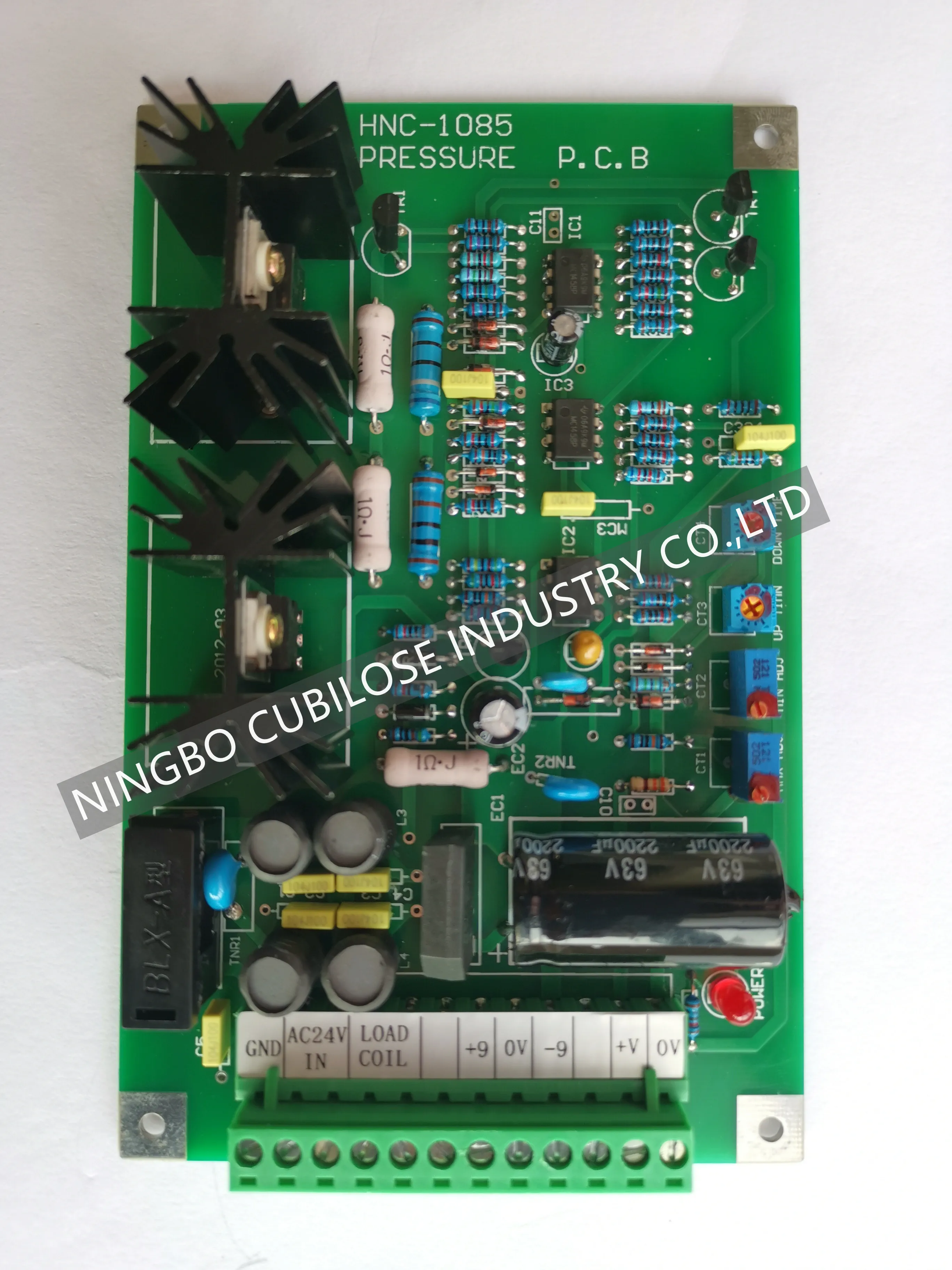 HNC-1085 PRESSURE P.C.B single Proportional Plate Hydraulic Valve Control Board Flow Pressure Control Valve Power Amplifier