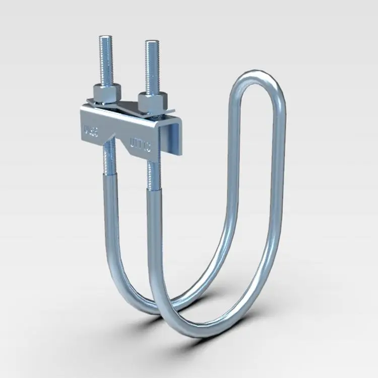 M8 M10 heavy duty pipe clamp with rubber EPDM cast iron tube hose clamp dofix pipe clamps hardware manufacture