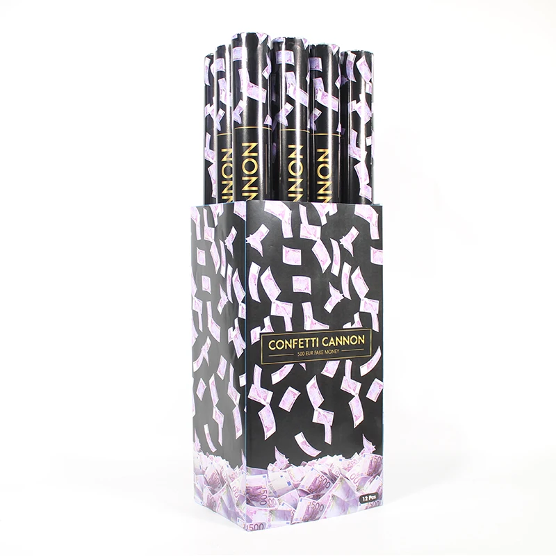 Custom Printed Empty Confetti Popper Handheld Compressed Air Confetti Cannon