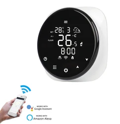 HY316WE-WIFI OEM WIFI Enabled Touch Screen temperature controller thermostat in floor water heating