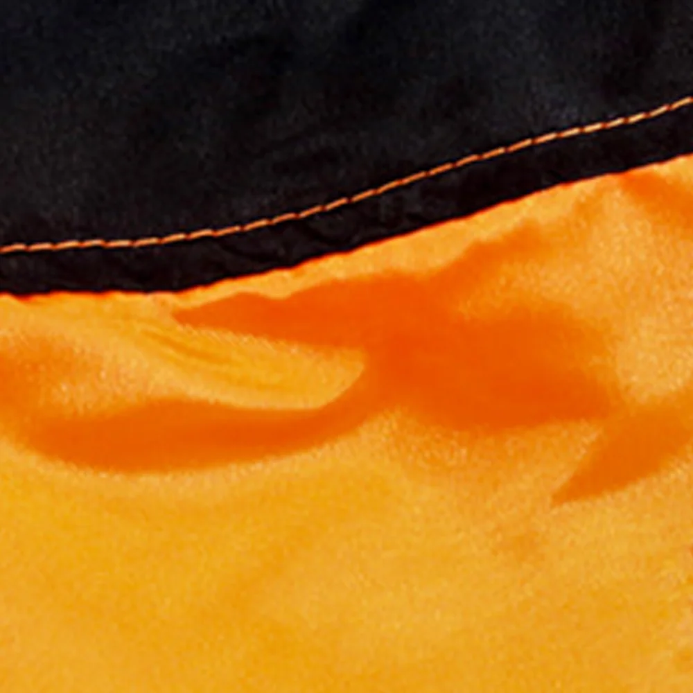 Muay Thai Shorts In Orange And Black Color Muay Thai Shorts Unique Design Hot Product
