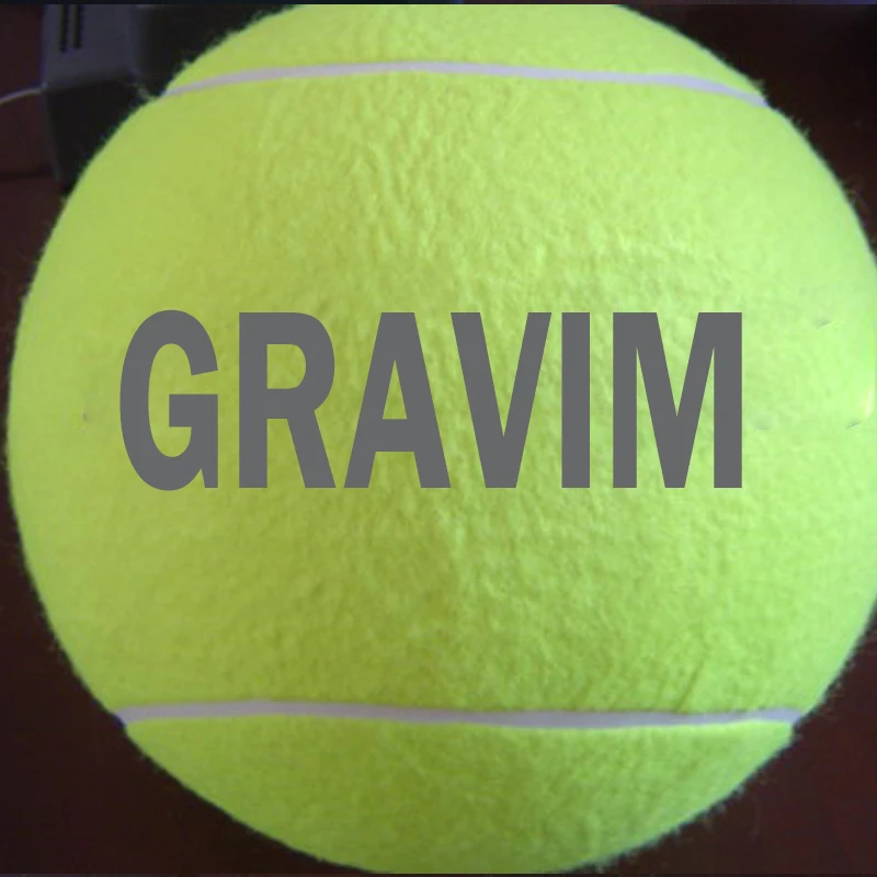9.5 Inches Dog Tennis Ball Pet Dog Chew Toy Signature Jumbo Inflatable Tennis Ball