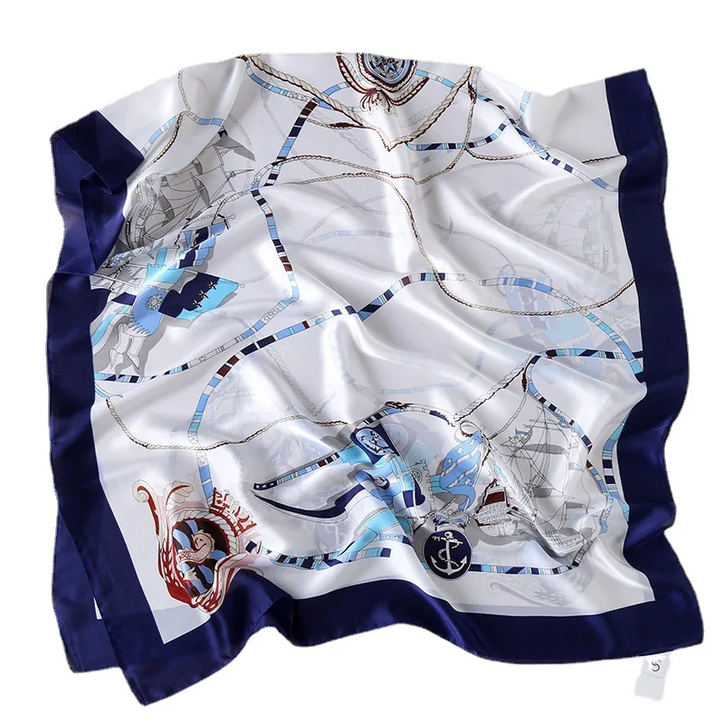 
Wholesale Customized Good Quality Printing Wholesale Silk Satin Scarf 