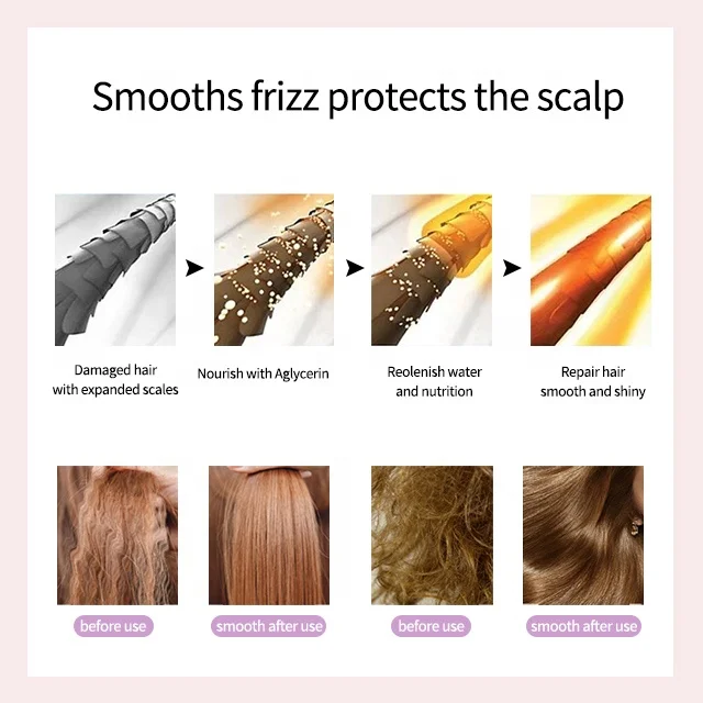 Luxurious Shea Oil No Animal Tested Leaves Hair Soft and Smooth Parabens Free Shiny Gloss Heat Protector Hair Restore Oil