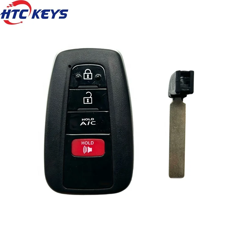 Hot sale car key smart remote shell for T-oyota Camry 2018-2021 3+1 button key case