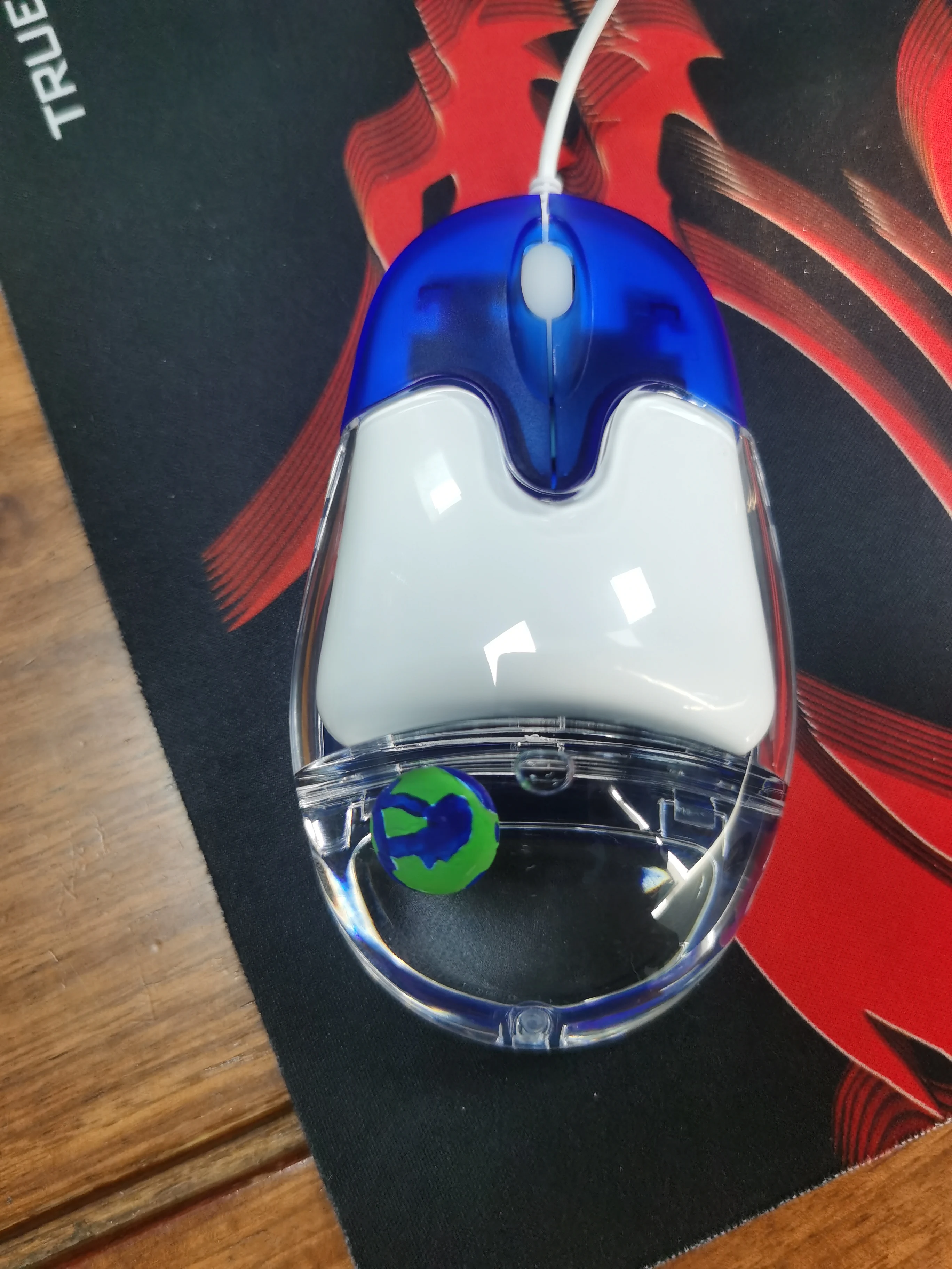 Custom Floater 2.4Ghz Laptop USB Optical Rechargeable Wireless Liquid Aqua Mouse with Lithium Battery