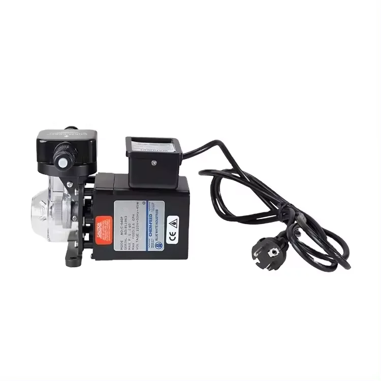 Acid Water Treatment Swimming Pool Automatic Chlorine Dosing Pump For Chemical Liquid