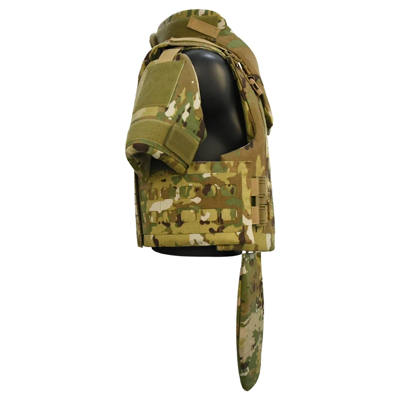 GAG 2023 New Arrival 1000D Nylon Cordura Laser Cut Molle System Chaleco Plano Full Protection Armor Tactical Plate Carrier Vest