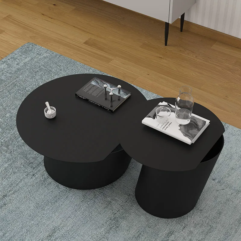 Nordic Minimalist Wrought Iron Side Modern Home Living Room Furniture Sofa Small Coffee Table Mini Corner Tables