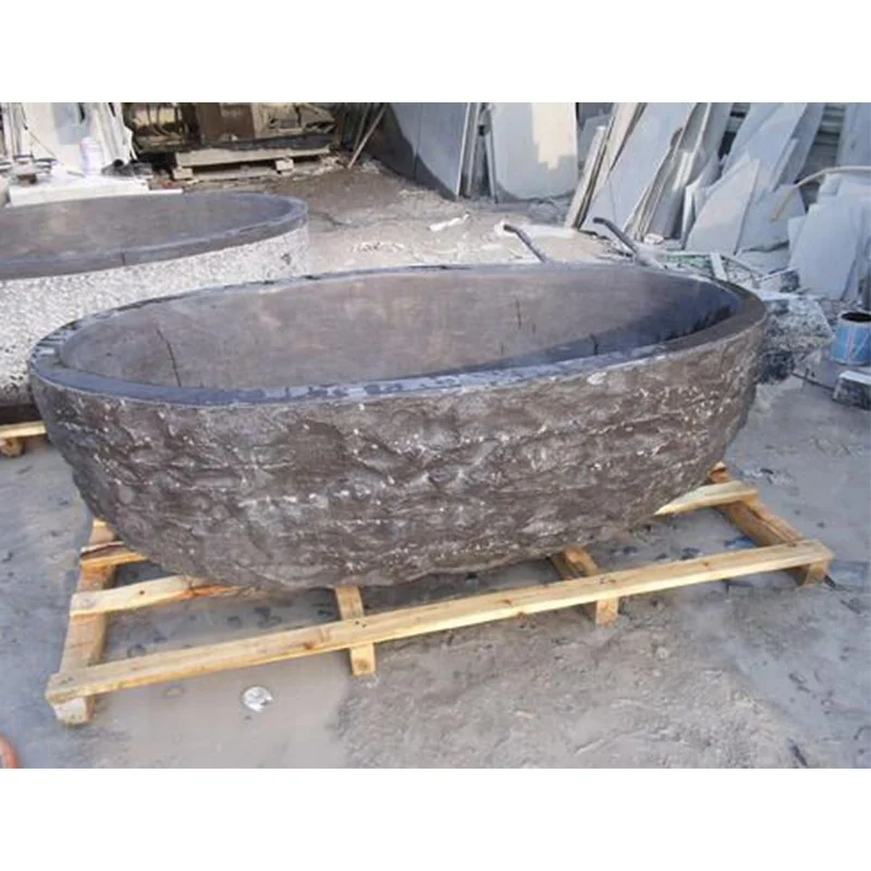 Factory Price Hand Made Carving Natural Stone Hotel China Supplier Bathroom Freestanding Marble Bathtub