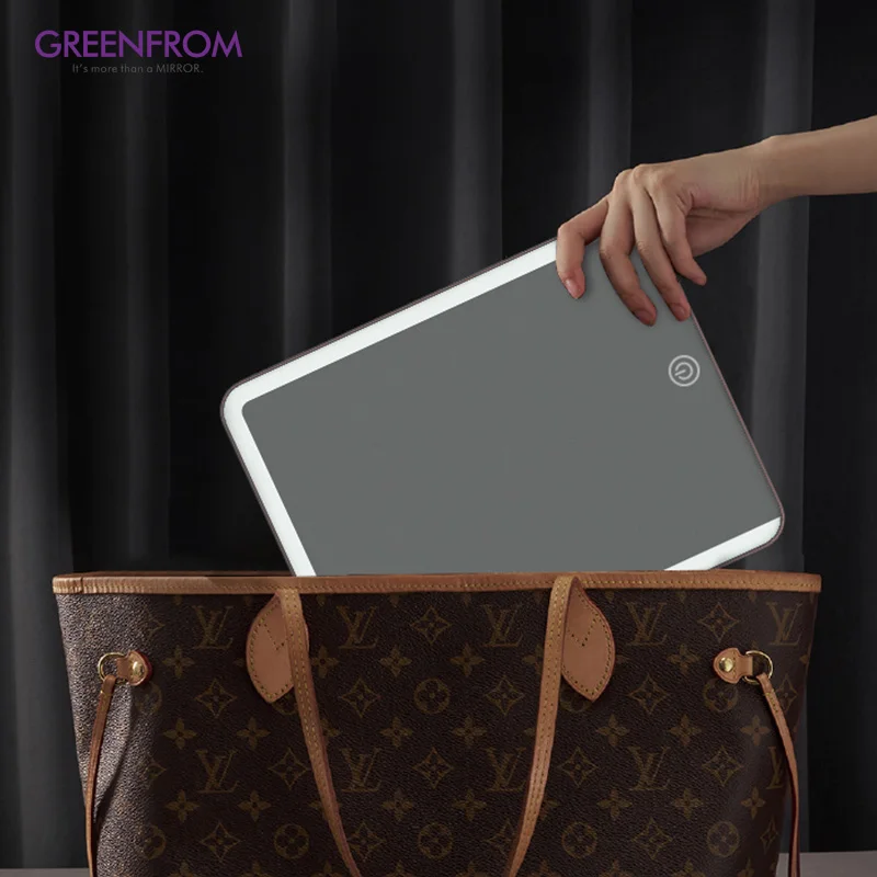 Wholesale Buit-in Lithium Battery And USB Cable Free Angle Adjustment LED Table Mirrors