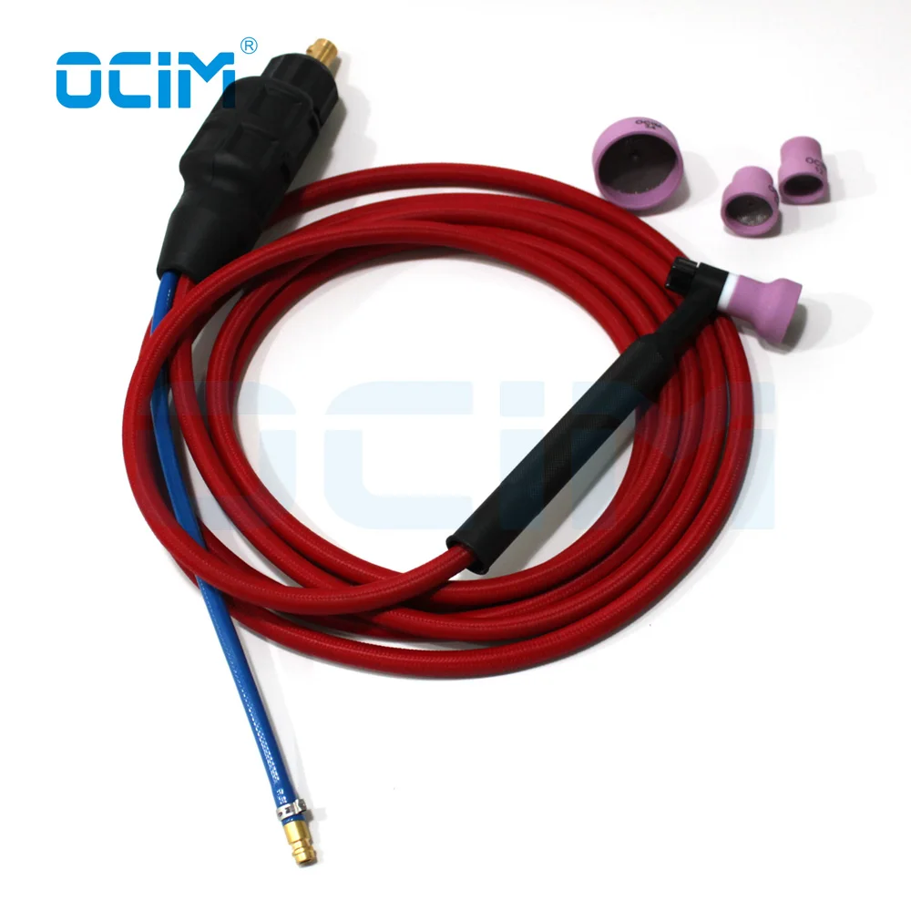 Сварочная горелка wp9 для сварки tig с супермягким кабелем и поворотным коннектором 1/2 дюйма