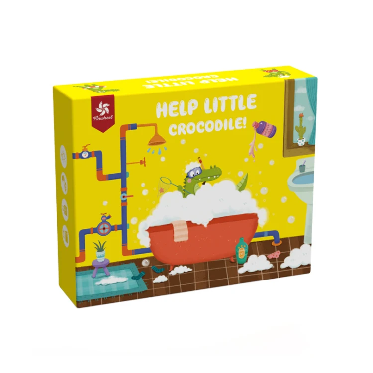 
2021 New Selling Help Little Crocodile Educational Toys Kids Wooden DIY Logic Training Toddler Toys 
