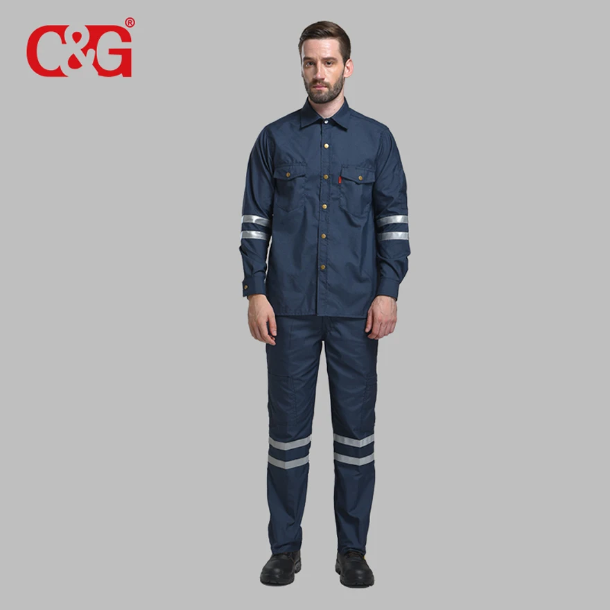 Workwear Uniform no drop color frclothingwholesale men oilfield suit heat resistant suit
