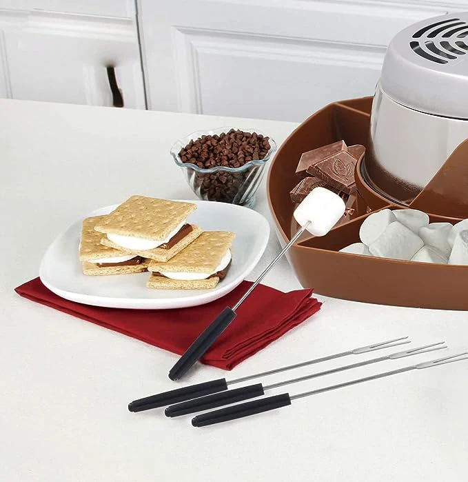 Электрический беспламенный Зефир из нержавеющей стали S'mores