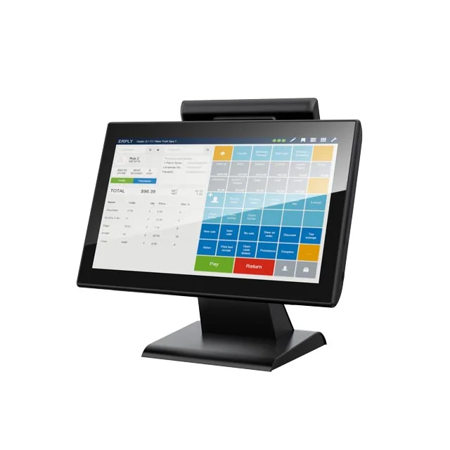 Micropos quality POS 15 inch Touch Screen Pos Cash Register Dual Screen Terminal All In One Pos System