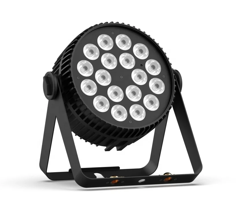 Sound Activated LED Par Lights RGBW Dj Stage Par Lighting 12x10W Remote Slim Par for Event Show