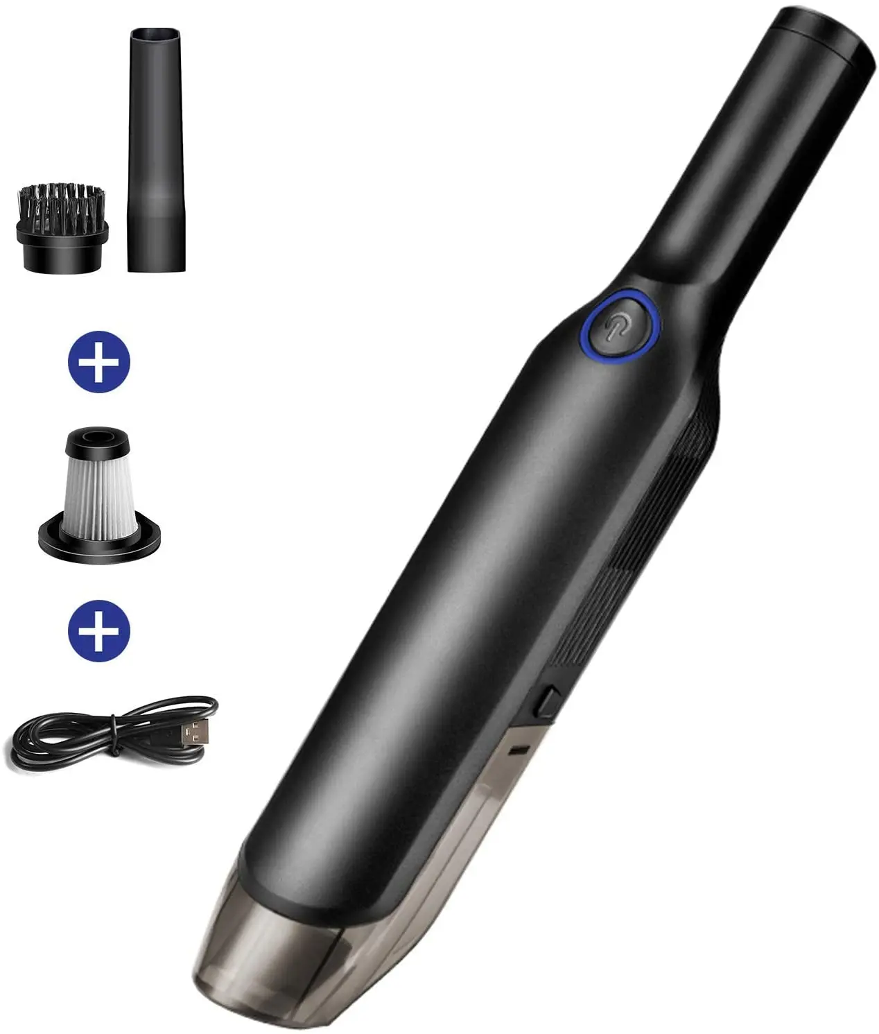 
LAOPAO Car Vacuum Cleaner High Power 9Kpa Handheld Vacuum Cordless Dust Cleaner Rechargeable Hand Portable Vacuum 