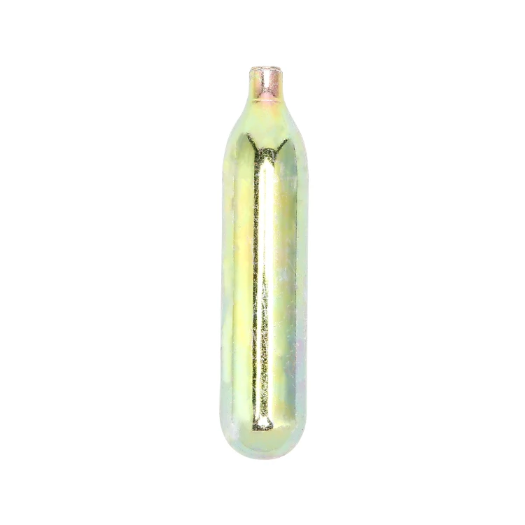 2021 Hot Sale Wholesale Steel Material Thread 21ml Co2 Cartridge Portable Good Sealing Gas Cylinder For Bike Tire Inflate