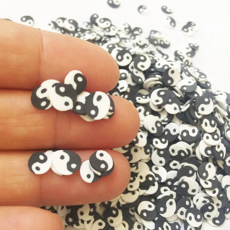 5mm Polymer Slice Clay Sprinkles for Crafts Halloween Party Decoration DIY Crystal Mud Filling Accessories