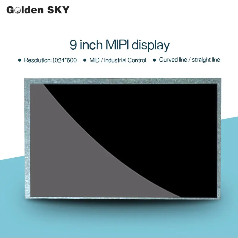 7Inch Lcd Display Tn Viewing Angle Resolution 1024*600 Rgb Interface 50Pin Straight Cable For Industrial Control Mid Lcd Modules