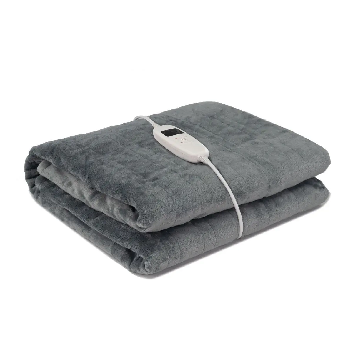 wholesale cheap price 110v 50x60inch 120W 10 heat levels custom plush fleece winter home use electric heated throw blanket
