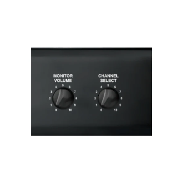 2 U Rack 19 Inch 10 Channel Monitor Panel with Built-in High Fidelity Loudspeaker Monitoring
