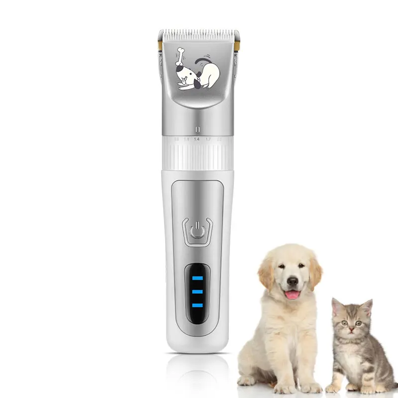 Перезаряжаемая машинка для стрижки собак с низким уровнем шума, набор для ухода, электрические машинки для стрижки собак