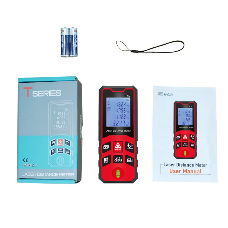 Manufacturer wholesale measuring tools laser range finder 40m 60m 80m 100m infrared  laser electronic ruler