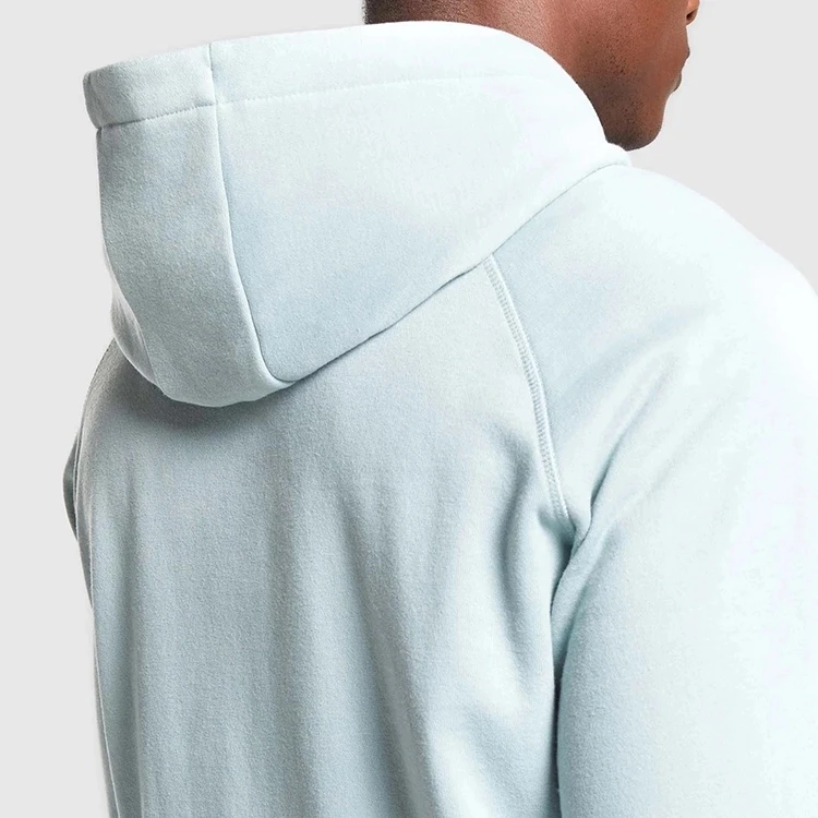  Maxgarment Высококачественная зимняя одежда премиум-качества унисекс 380gsm толстовки оптом простые синие Pima